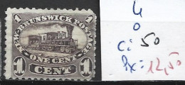 NOUVEAU-BRUNSWICK 4 Oblitéré Côte 50 € - Used Stamps