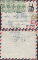 Afrique Equatoriale 1951 - Colonie Française - Lettre Par Avion à Destination Couillet Lez Charleroi..... (EB) AR-01899 - Gebruikt