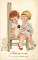 CP- Illustrateur- MABEL LUCIE ATWELL - Humour - "Ne Pleure Pas, Soyons Tous Amis !.." Ref. 617 **2scans - Attwell, M. L.