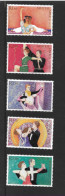 South Africa 2003 MNH Dances Sg 1432/6 - Neufs