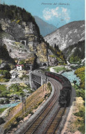 FERROVIA DEL GOTTARDO ► Galleria Spirale Del Prato Anno 1911 - Prato