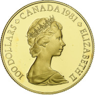 Canada, Elizabeth II, 100 Dollars, Ô Canada, 1981, Ottawa, BE, Or, FDC, KM:137 - Canada