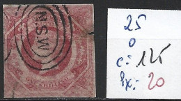 NEW SOUTH WALES 25 Oblitéré Côte 125 € - Used Stamps