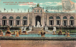 BELGIQUE - Bruxelles - Exposition De Bruxelles 1910 - Les Cascades Et La Façade Principale - Carte Postale Ancienne - Universal Exhibitions