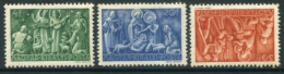 HUNGARY 1943 Christmas  MNH / **.  Michel 742-44 - Unused Stamps