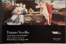 CARTOLINA NON VIAGGIATA - ANNULLO SPECIALE TIZIANO VECELLIO - AMOR SACRO AMOR PROFANO - ANNO 1995 - ROMA - Campobasso