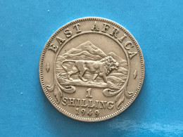 Münze Münzen Umlaufmünze East Africa 1 Shilling 1949 Ohne Münzzeichen - Kolonies