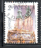 POLONIA POLAND POLSKA 2002 CHURCH CATHEDRAL ST. ADALBERT'S COFFIN GNIEZNO 2z USATO USED OBLITERE' - Gebruikt