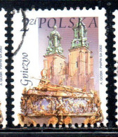 POLONIA POLAND POLSKA 2002 CHURCH CATHEDRAL ST. ADALBERT'S COFFIN GNIEZNO 2z USATO USED OBLITERE' - Usati