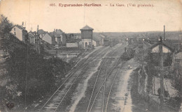 24-2631 : EYGURANDES-MERLINES. LA GARE DE CHEMIN DE FER - Eygurande