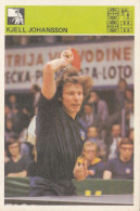 Table Tennis Kjell Johansson Sweden Trading Card Svijet Sporta - Tafeltennis