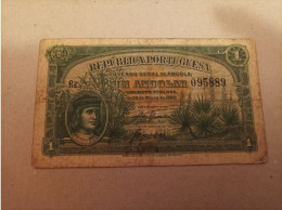 Billete De Portugal De 1 Angolar, Año 1942 - Portogallo