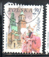 POLONIA POLAND POLSKA 2002 WAWEL CATHEDRAL ST. MARY'S CHURCH LAJKONIK CRACOW 2.10z USATO USED OBLITERE' - Gebruikt