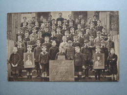 Frameries - Institut St Joseph - Vive Le Roi - Vive La Reine - 5e Et 6e Année 1924 - Frameries