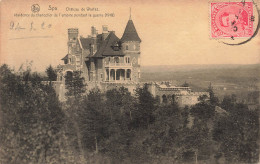 BELGIQUE - Spa - Château De Warfaz - Résidence Du Chancelier De L'empire Pendant La Guerre 1918 - Carte Postale Ancienne - Spa
