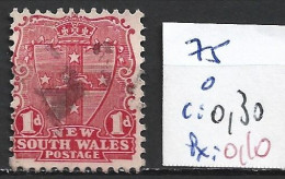 NEW SOUTH WALES 75 Oblitéré Côte 0.30 € - Used Stamps