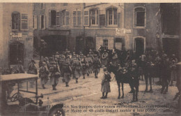 24-2648 : BLAMONT. GUERRE 1914-1918. NOS TROUPES VICTORIEUSES - Blamont