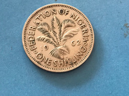 Münze Münzen Umlaufmünze Nigeria 1 Shilling 1962 - Nigeria