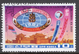 North Korea 1981 Single Stamp To Celebrate Symposium Of Non-Aligned Countries On Food Self-Sufficiency  In Fine Used. - Corée Du Nord