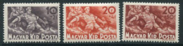 HUNGARY 1940 Flood Relief  MNH / **.  Michel 629-31 - Nuevos