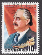 North Korea 1981 Single Stamp For The 100th Anniversary Of The Birth Of Georgi Dimitrov 1882-1949  In Fine Used. - Corée Du Nord