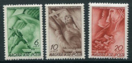 HUNGARY 1940 Horthy Aviation Fund LHM / *.  Michel 623-25 - Ungebraucht