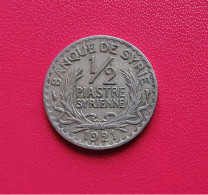 Banque De Syrie 1/2 Piastre Syrienne 1921 - Syrië