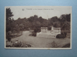 Frameries - Le Parc Communal Et Monument Aux Morts - Frameries