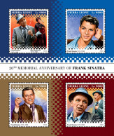  SIERRA LEONE 2018 MNH  Frank Sinatra  Michel Code: 10499-10502. Scott Code: 5053. Yvert&Tellier Code: 8486-8489 - Sierra Leone (1961-...)