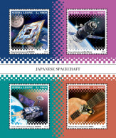  SIERRA LEONE 2018 MNH  Japanese Spacecraft  Michel Code: 10469-10472. Scott Code: 5063. Yvert&Tellier Code: 8494-8497 - Sierra Leone (1961-...)