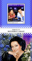  SIERRA LEONE 2018 MNH  Montserrat Caballé  Michel Code: 10508 / Bl.1607. Scott Code: 5074. Yvert&Tellier Code: 1583 - Sierra Leone (1961-...)