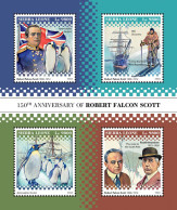  SIERRA LEONE 2018 MNH  Robert Falcon Scott  Michel Code: 10489-10492. Scott Code: 5057. Yvert&Tellier Code: 8510-8513 - Sierra Leone (1961-...)