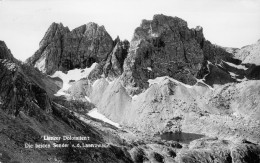 Lienzer Dolomiten - Die Beiden Sender Vor Der Laserzwand - Lienz