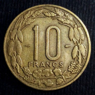 CAMEROUN 1958 - AFRIQUE EQUATORIALE FRANCAISE - 10 FRANCS - KM 11, Perfect, Agouz - Camerun