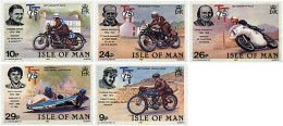 724405 HINGED MAN 1982 75 ANIVERSARIO DE LA CARRERA MOTOCICLISTA TOURIST TROPHY - Man (Eiland)