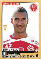 Stickers Panini France Foot 2015-2016 - 381 - Stade De Reims - David N'gog - Voir Scans Recto-Verso - Französische Ausgabe