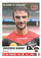 Stickers Panini France Foot 2013-2014 - 100 - En Avant De Guingamp - Christophe Kerbrat - Voir Scans Recto-Verso - Französische Ausgabe