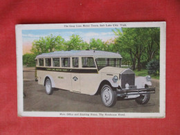 The Gray Line Motor Tours. Salt Lake City Utah.        Ref 6339 - Transporter & LKW