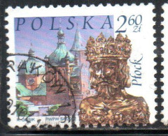 POLONIA POLAND POLSKA 2002 CITY CASTLE RELIQUARY OF ST. SIGISMUND PLOCK 2.60z USATO USED OBLITERE' - Usados