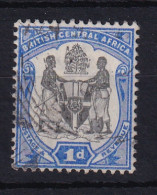 British Central Africa: 1897/1900   Arms    SG43    1d    Used - Nyasaland (1907-1953)