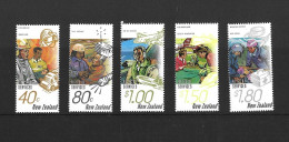 New Zealand 1996 MNH Rescue Services Sg 1979/83 - Blocks & Sheetlets