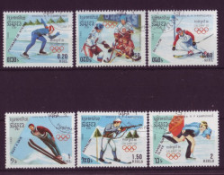 Asie - Kampuchea 1988 - Calgary - Jeux Olympiques D'hiver - 6 Timbres Différents - 6266 - Kampuchea