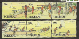 1989 MNH Tokelau Mi 165-70 Postfris** - Tokelau