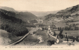 FRANCE - Le Mont Dore - La Vallée De La Dordogne Vue De La Route De Clermont - Carte Postale Ancienne - Le Mont Dore