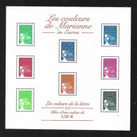 France Bloc N°45   Les Couleurs De Marianne Neuf * *TB Jamais Plié Voir Scan   Soldé Au Prix De La Poste En 2002 ! ! ! - 1997-2004 Marianne Of July 14th