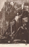 [-5%] RELIGIONS & CROYANCES - Christianisme - La Guerre Par L'image - L'expiation - Carte Postale Ancienne - Gemälde, Glasmalereien & Statuen