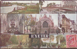 241686Exeter, Multivues. (postmark 1917) - Exeter