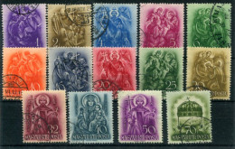 HUNGARY 1938 St.Stephen 900th Anniversary Used.  Michel 551-64 - Used Stamps