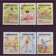 Asie - Kampuchea 1984  - Los Angeles - Jeux Olympiques D'été - 6 Timbres Différents - 6280 - Kampuchea