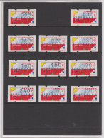 1991 Netherlands Nederland ATM Klüssendorf Set Of 11 In Presentation Pack ~ Nederland Niederlande - Automaatzegels [ATM]